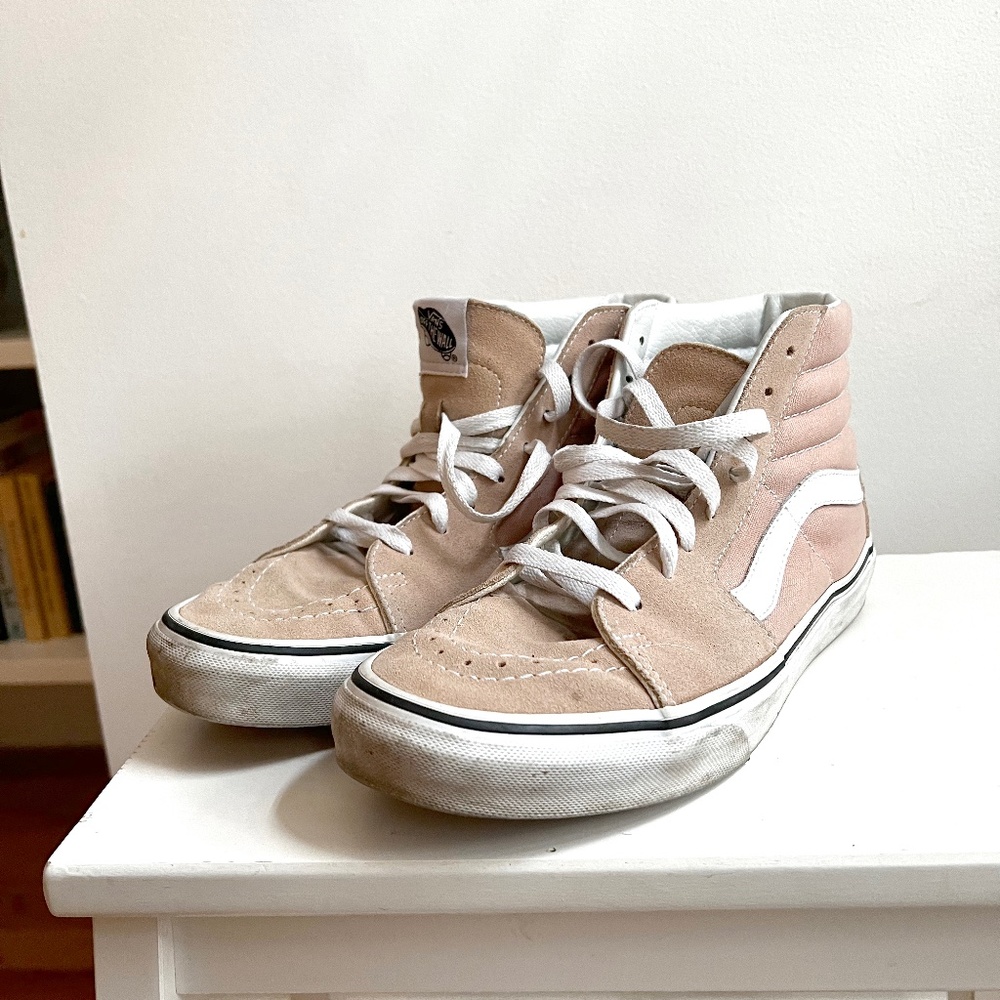 Vans Hightops - Light Pink Suede